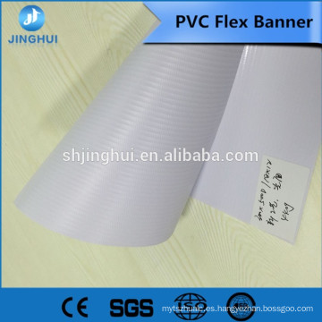 Jinghui publicidad promoción en medios 380g MATERIAL DE IMPRESIÓN CON LUZ FRONTAL Y RETROILUMINADA BANDERA FLEXIBLE DE PVC para tinta solvente eco solvente